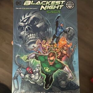 DC Comics Blackest Night Saga with Green and Blue Cover